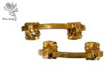 Customized Funeral Plastic Coffin Handles Standard Size Recycle PP Material