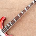 Top quality Rick 4003 model Ricken 4 strings Electric Bass guitar in Cherry