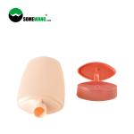 Shampoo Use PE Plastic Bottle 200ml Customized Flat Squeeze Bottle With Flip Top