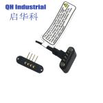 4pin 2.54mm Pitch ISO RoHS REACH IDI magnetic pogo pin connector Peru ISO RoHS