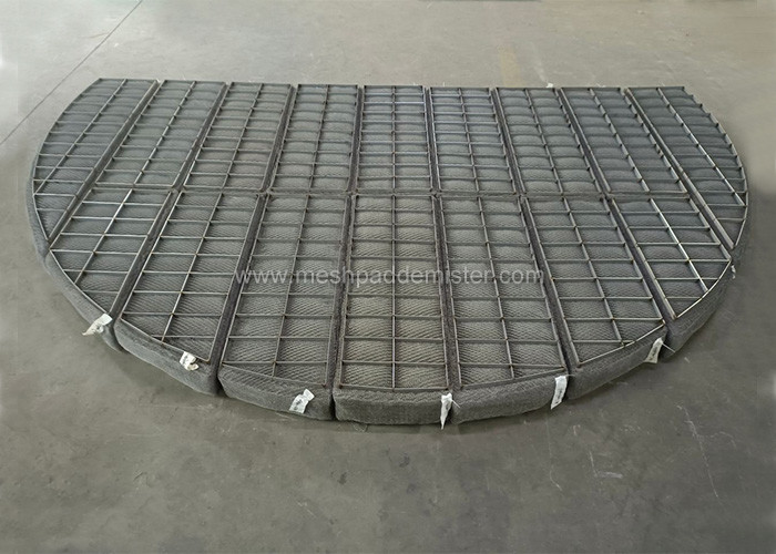 Knitted Wire Mist Eliminator Mesh Pad Demister 5000um