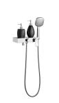 8% Nickel Brushed Stainless Steel Shower Set Wall Mounted
