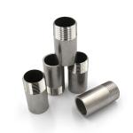 Square Head Forged Stainless Steel 201/304 Male Single Pipe Plain End Long Half