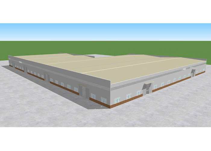 Prefab Steel Construction Warehouse Steel Sheds Commercial Metal Buildings