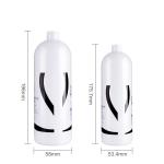 Customized Hair Care Containers 14 OZ 10 Oz Plastic Pump Bottles