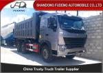 40 Tons 6 X 4 Semi Trailer End Dump Truck For Sand Stone Transportation