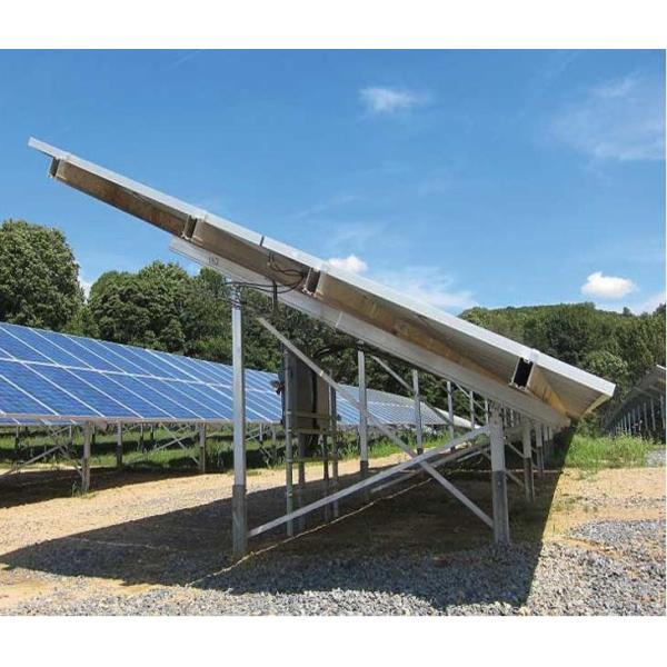 Galvanized Q235B Q345B solar ground mounting system ground solar bracket solar structure