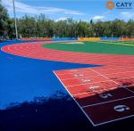 Colorful EPDM Granule Running Track with Customizable Aesthetic Design