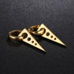 Newest Men's Fashion Jewelry Stainless Steel Triangle Hoop Earring