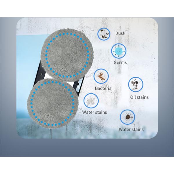 24V 80W Smart Window Cleaning Robot with 120-150 Min Runtime