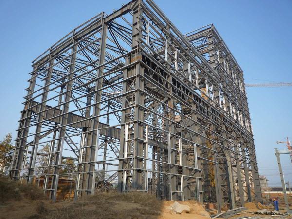 Pre Engineering Industrial Steel Buildings / Heavy Engineering Metal Workshop