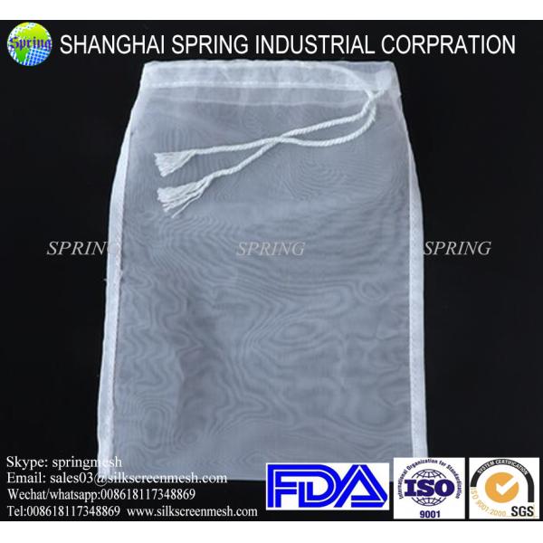 Filter Bags for Food FDA Approval Nutmilk 80 micron Nylon Filter Bags for Water/Coffee/Tea