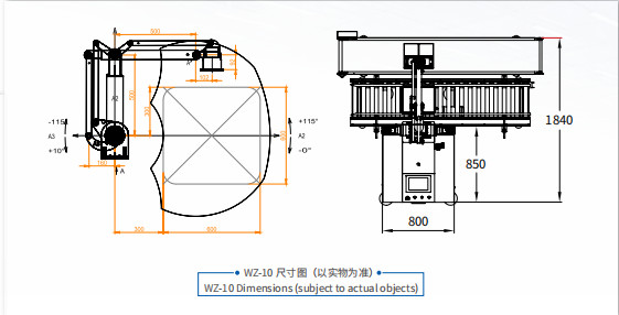 WZ-10 10Kg Palletizing Robot Brands Robot Maintains in Harsh Environments