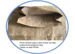Moisture Proof Heat Sealed Paper Bags White Brown For Synanthrin