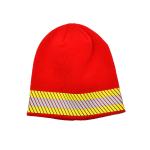 Outdoor Knit Beanie Hats Reflective Striped 3M Thinsulate Lined High Visibility