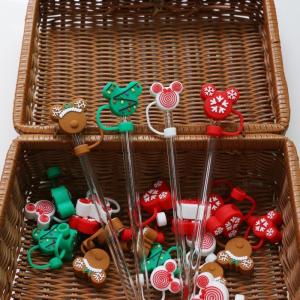 Wholesale Factory Wholesale And Custom Full Silicone Bpa Free Food Grade Silicone Straw Topper Hat Caps For Drinking Straws from china suppliers