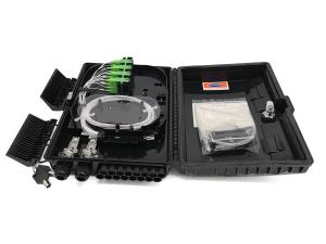 Wholesale YINGDA 16 Cores Outdoor Wall Mount Fiber Optic Splitter Box IP68 PC+ABS Plastic NAP from china suppliers