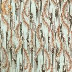 Pink 3D Beaded Handmade Lace Fabric For Haute Couture Dress