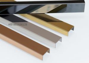 Wholesale SUS316 Stainless Steel U Channel Trim , 2mm U Channel Edging Trim from china suppliers