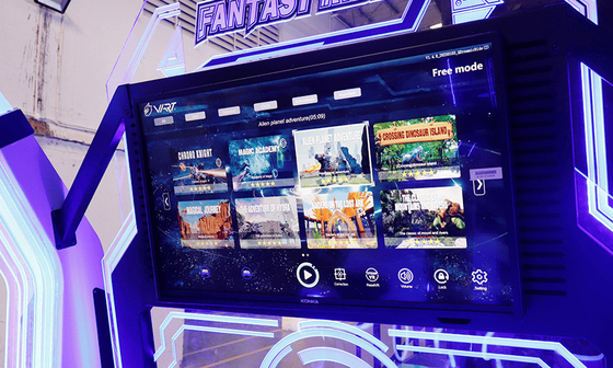 Custom Logo 2 Players VR Fantasy Ride Time Space Simulator Double Riding