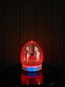 Wholesale 7 Color Changing LED Light Aromatherapy Essential Oil Diffuser air ultrasonic humidifier Light Wood color 3D-1 from china suppliers