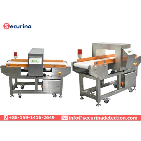 Fe SUS Industrial Metal Detector Conveyor LCD Screen For Food Processing Industry