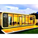 Modern 20FT 40FT Apple Cabin House with Bathroom Cabinet Stylish Mobile Prefab