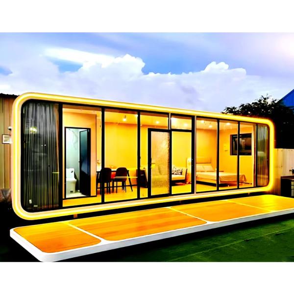Modern 20FT 40FT Apple Cabin House with Bathroom Cabinet Stylish Mobile Prefab