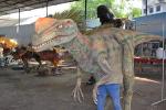 Long 4m Handmade Electric Realistic Dinosaur Costume Display Commercial Square