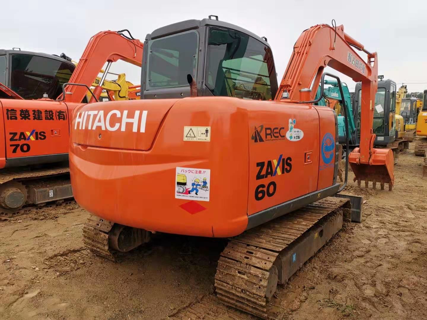 6 Ton Fuel Saving Used ZX60 Hitachi Small Excavator