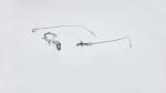 Rimless reading glasses metal b-titanium optical frame for women men super light
