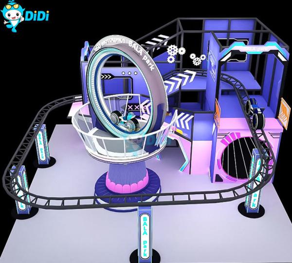 Carnival Equipment Rides 360 Degree Manpower Flying Bike Backyard Amusement Park