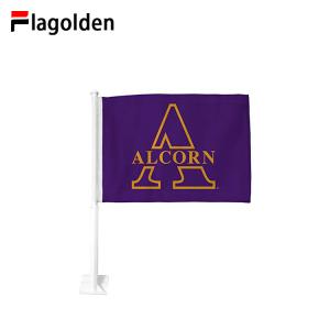 Wholesale ALCORN Flagolden car flags screen printed high quality from china suppliers