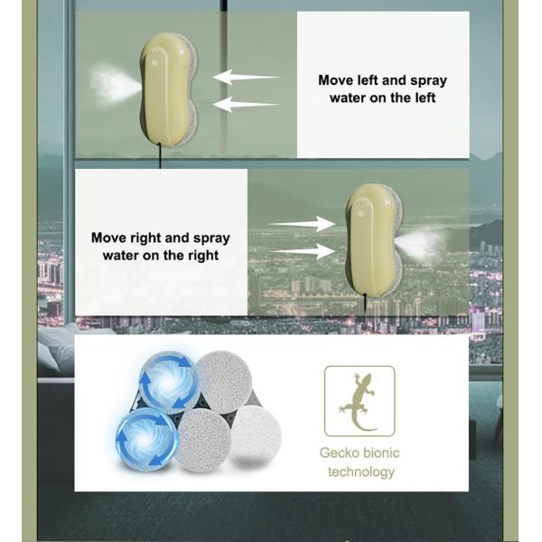 CE RoHS Certified Glass Cleaning Robot for Home One Button Start Charging Time 4 Hours