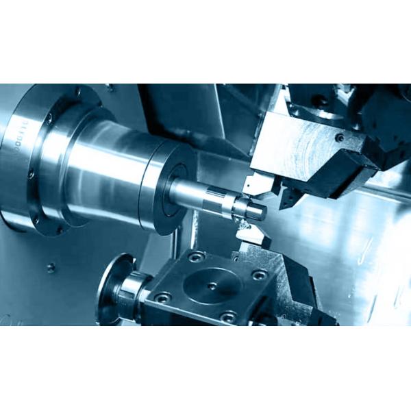 380v Dual Spindle Industrial Metal Lathe With FANUC Controller
