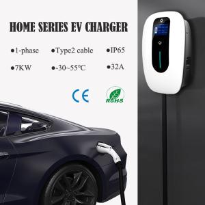 Wholesale 7kw Type 2 RFID Electric Vehicle Wifi EV Charger 32a 230V 1 Phase For Home from china suppliers