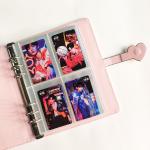 Viscose Pu Leather Card Collection Binder Macaron Flashy Laser