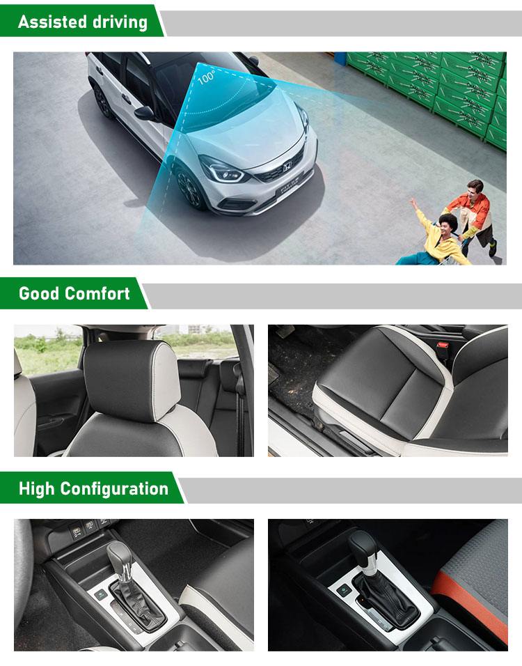 Compact 2WD 1.5L CVT Hon-da Fit 2023 Gasoline Car for Customer Needs