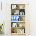 Office Glass Door Document ODM Lockable Filing Cabinets