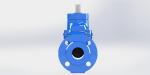 Large Flow Capacity BS Flanged Water Gate Valve With Manual / Electric Actuated