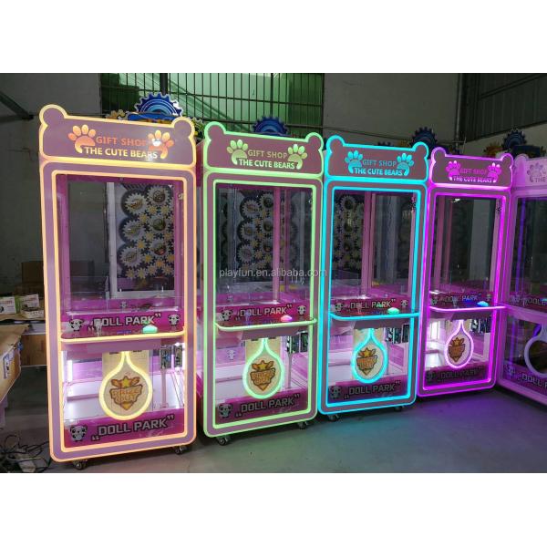 Factory Cheap Custmozied Commercial Stuffed Animals Bear Doll Toys Coin Operated Park Grabber Arcade Game Crane Claw Machine