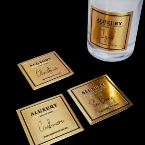 Wholesale Perfume Bottle Label with Waterproof Self Adhesive and Custom Paper Stamping from china suppliers