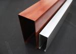 Building U-aluminum Profile Screen Ceiling , Suspended Aluminum Ceiling Tiles
