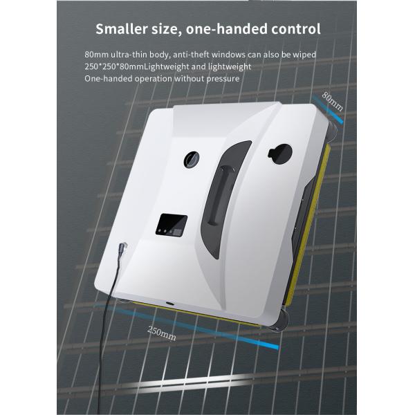 US Plug Rise Exterior Window Cleaning Robot with Remote Control and 500mAn Lithium Battery