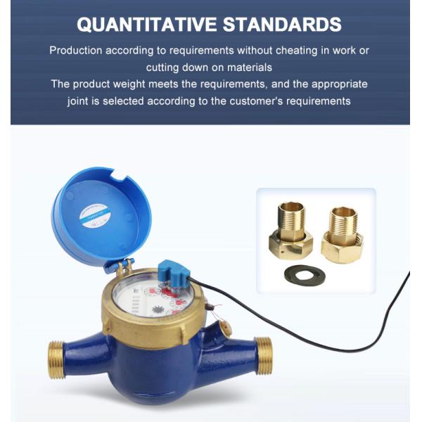 Pulse Output Multi Jet Wired Remote Water Meter Pulse Sensor