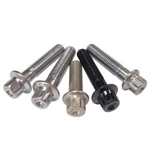 Wholesale Ferry Cap Head Screws / Ferry Bolts i.e Chrome Flange Head 12-Point Cap Screws from china suppliers