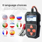 ABS Konnwei Kw208 12V Car Battery Tester For All Lead Acid Batteries