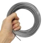 304 Stainless Steel Wire Rope Soft Fishing Lifting Cable 1-25M Length as