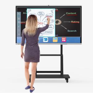 Wholesale Non Reflective 98 Inch Interactive Display IR Touch Full View 178 Degrees from china suppliers