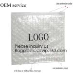 Wholesale PVC Plastic Zipper Bubble Cosmetic Bag With Custom Logo,Holographic k